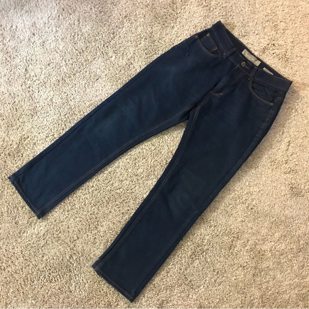 EUC Vintage Genes 1891 Dark Blue Slim Straight Jeans, Waist 32, Length 32